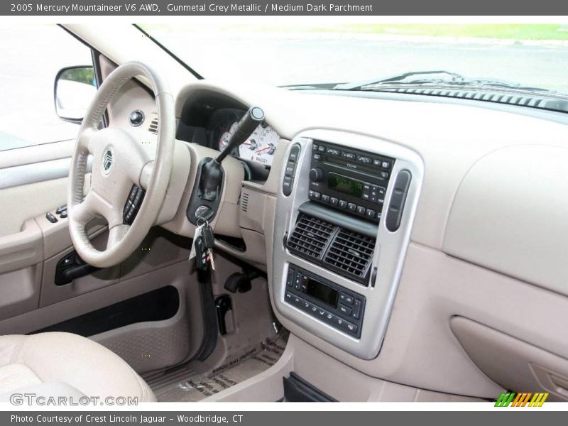 Gunmetal Grey Metallic / Medium Dark Parchment 2005 Mercury Mountaineer V6 AWD