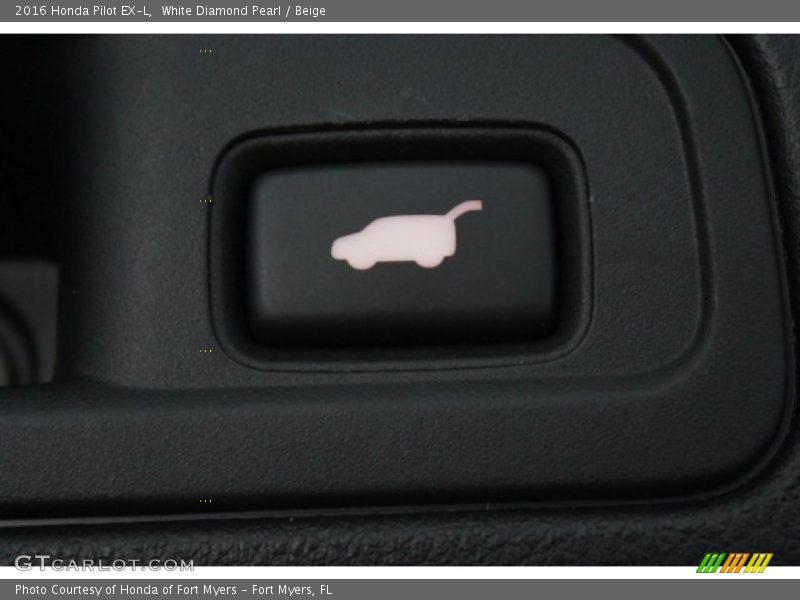 White Diamond Pearl / Beige 2016 Honda Pilot EX-L