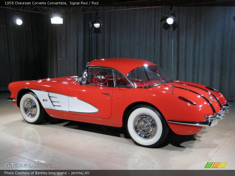 Signal Red / Red 1958 Chevrolet Corvette Convertible
