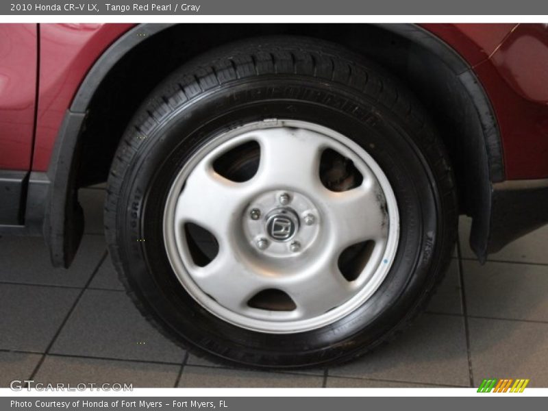 Tango Red Pearl / Gray 2010 Honda CR-V LX