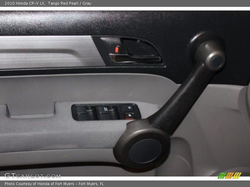 Tango Red Pearl / Gray 2010 Honda CR-V LX