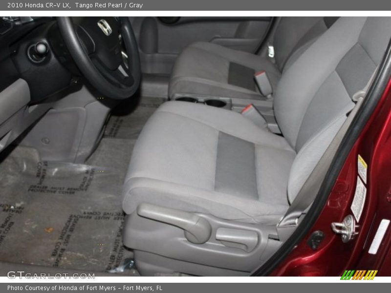 Tango Red Pearl / Gray 2010 Honda CR-V LX