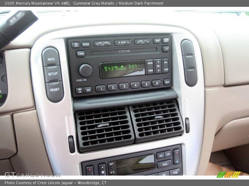 Gunmetal Grey Metallic / Medium Dark Parchment 2005 Mercury Mountaineer V6 AWD