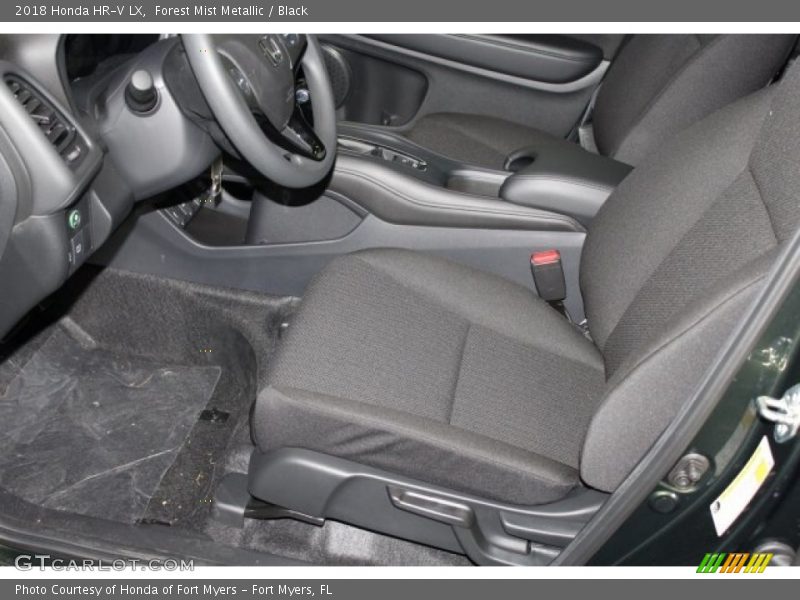 Forest Mist Metallic / Black 2018 Honda HR-V LX