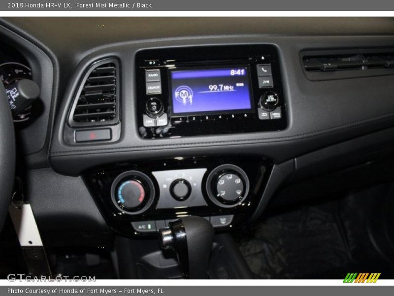 Forest Mist Metallic / Black 2018 Honda HR-V LX