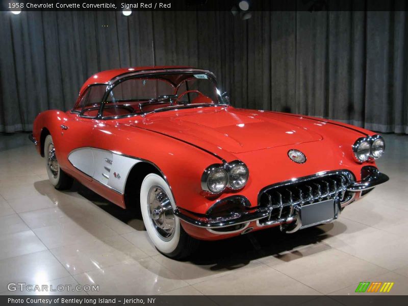 Signal Red / Red 1958 Chevrolet Corvette Convertible