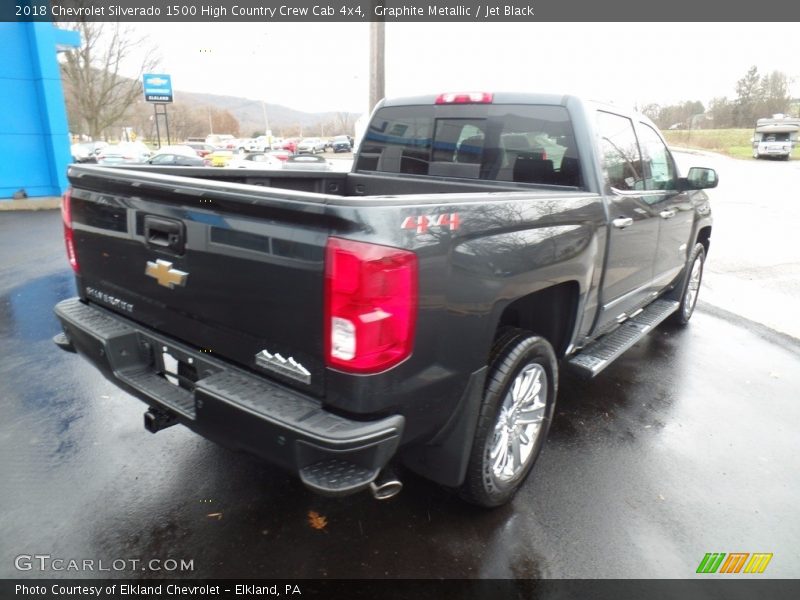 Graphite Metallic / Jet Black 2018 Chevrolet Silverado 1500 High Country Crew Cab 4x4