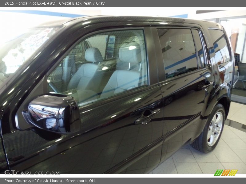Crystal Black Pearl / Gray 2015 Honda Pilot EX-L 4WD