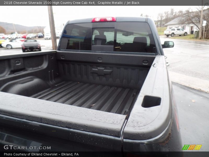Graphite Metallic / Jet Black 2018 Chevrolet Silverado 1500 High Country Crew Cab 4x4