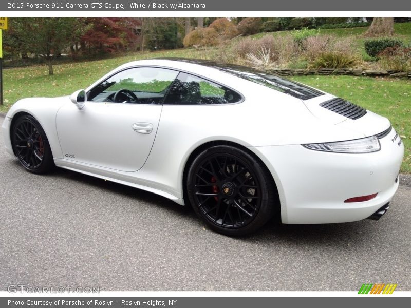 White / Black w/Alcantara 2015 Porsche 911 Carrera GTS Coupe