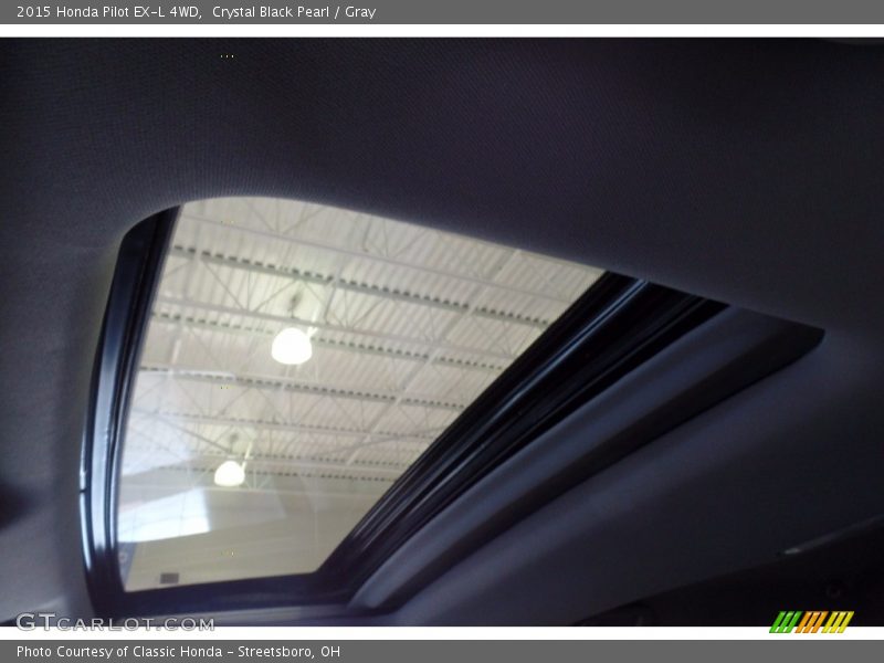 Crystal Black Pearl / Gray 2015 Honda Pilot EX-L 4WD