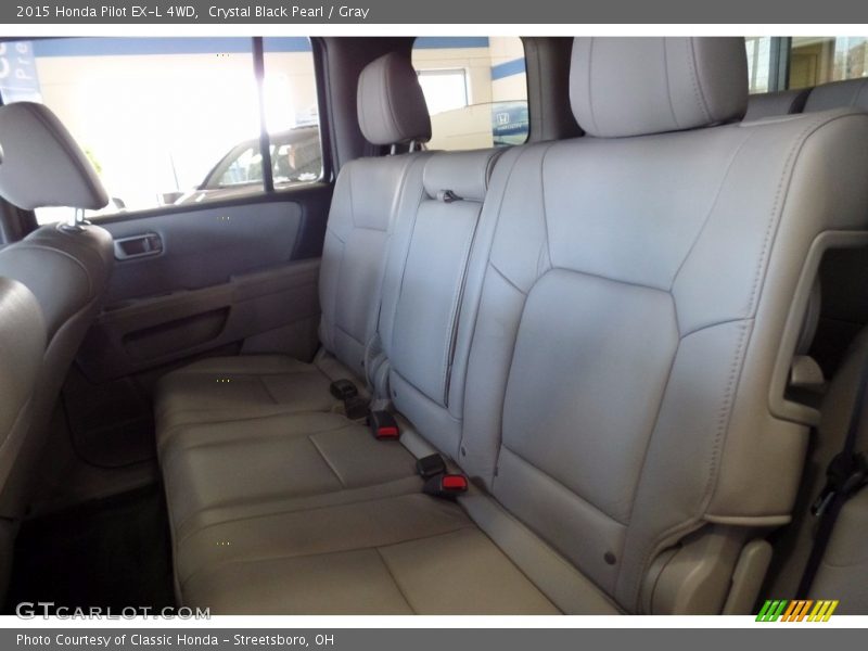 Crystal Black Pearl / Gray 2015 Honda Pilot EX-L 4WD