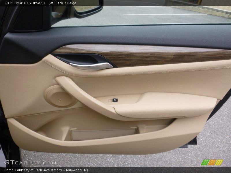 Jet Black / Beige 2015 BMW X1 xDrive28i