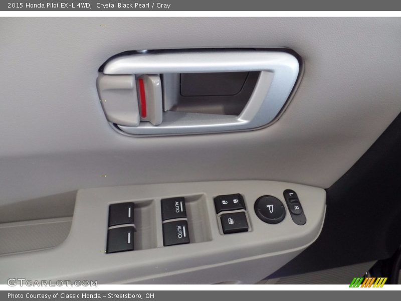 Crystal Black Pearl / Gray 2015 Honda Pilot EX-L 4WD