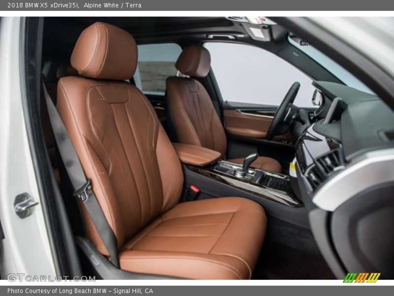 Alpine White / Terra 2018 BMW X5 xDrive35i