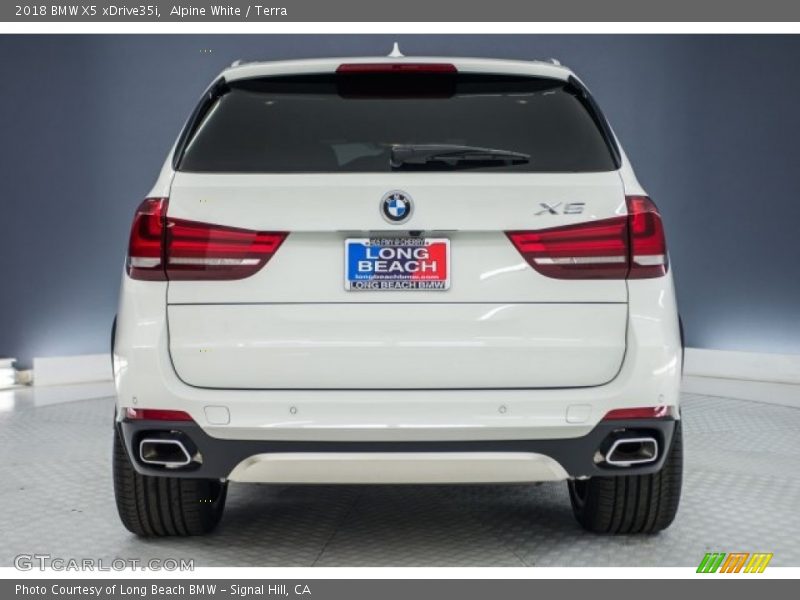Alpine White / Terra 2018 BMW X5 xDrive35i