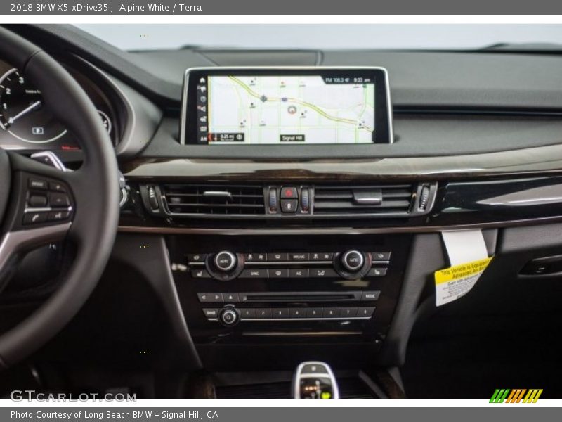 Alpine White / Terra 2018 BMW X5 xDrive35i