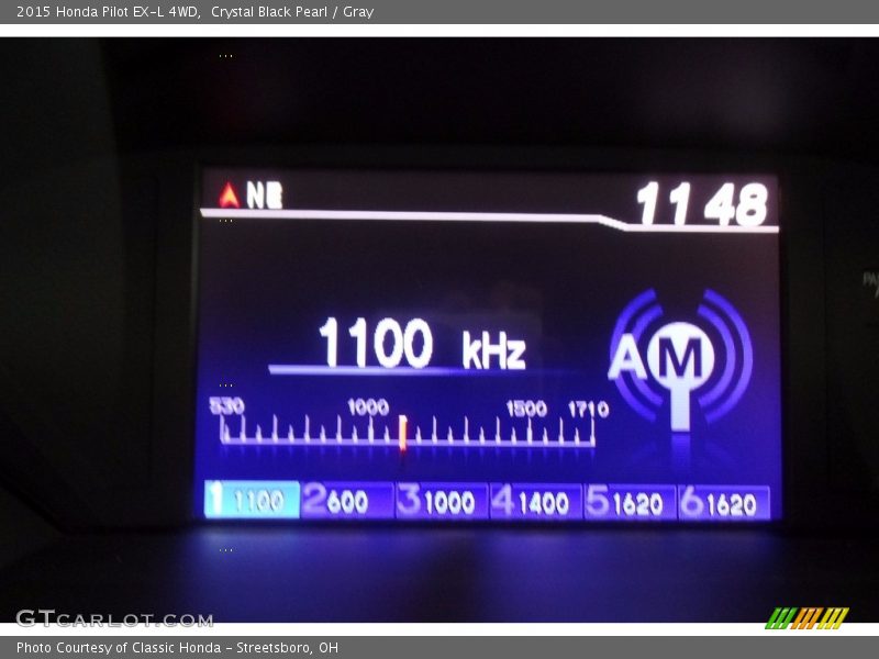 Crystal Black Pearl / Gray 2015 Honda Pilot EX-L 4WD