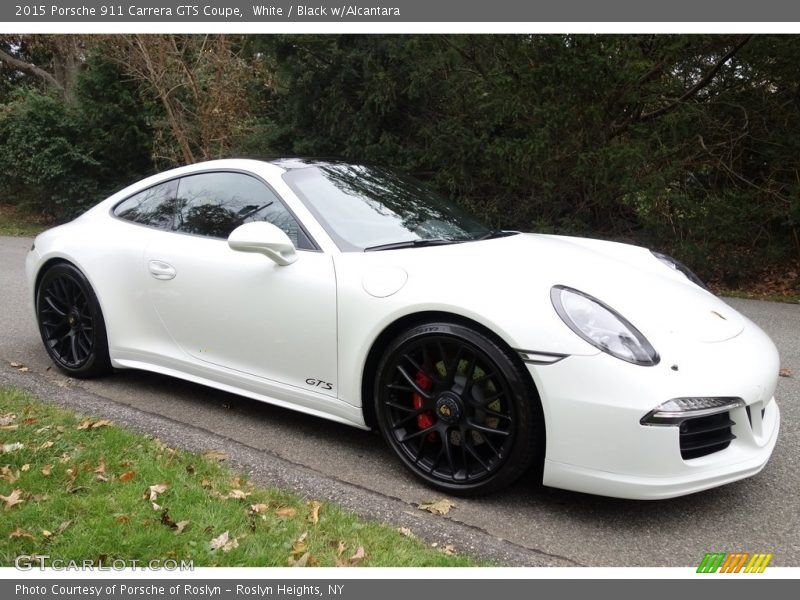 White / Black w/Alcantara 2015 Porsche 911 Carrera GTS Coupe