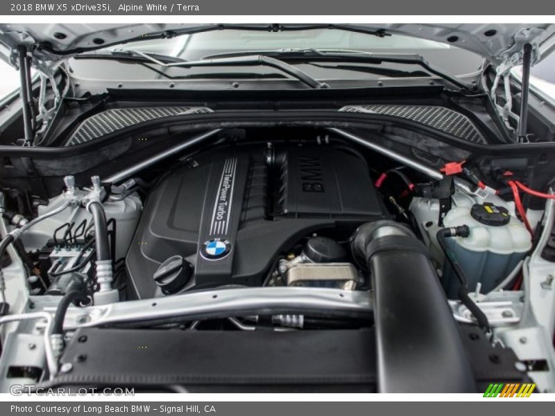 Alpine White / Terra 2018 BMW X5 xDrive35i
