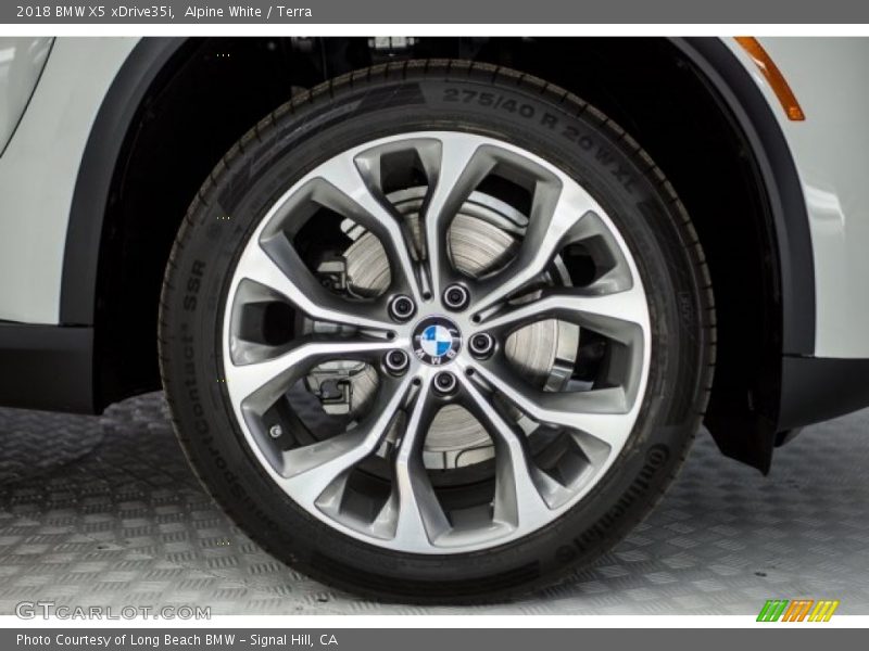 Alpine White / Terra 2018 BMW X5 xDrive35i