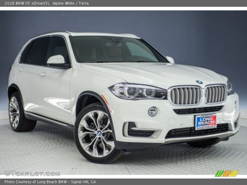 Alpine White / Terra 2018 BMW X5 xDrive35i