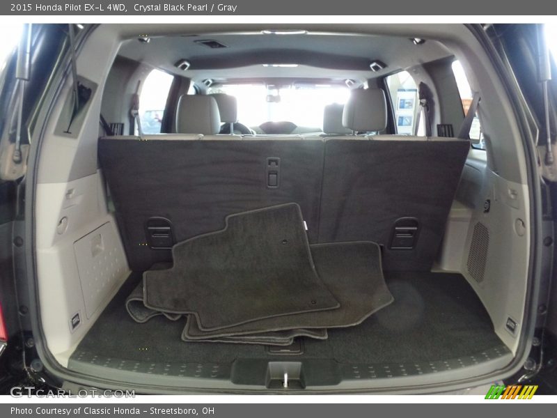 Crystal Black Pearl / Gray 2015 Honda Pilot EX-L 4WD
