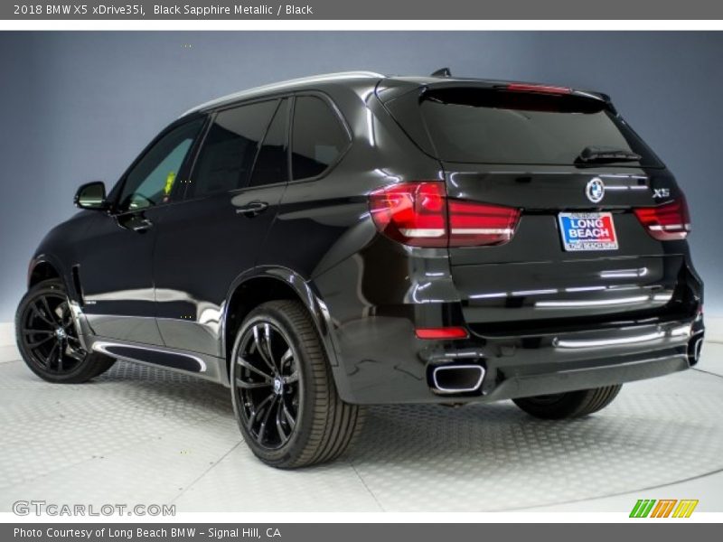 Black Sapphire Metallic / Black 2018 BMW X5 xDrive35i