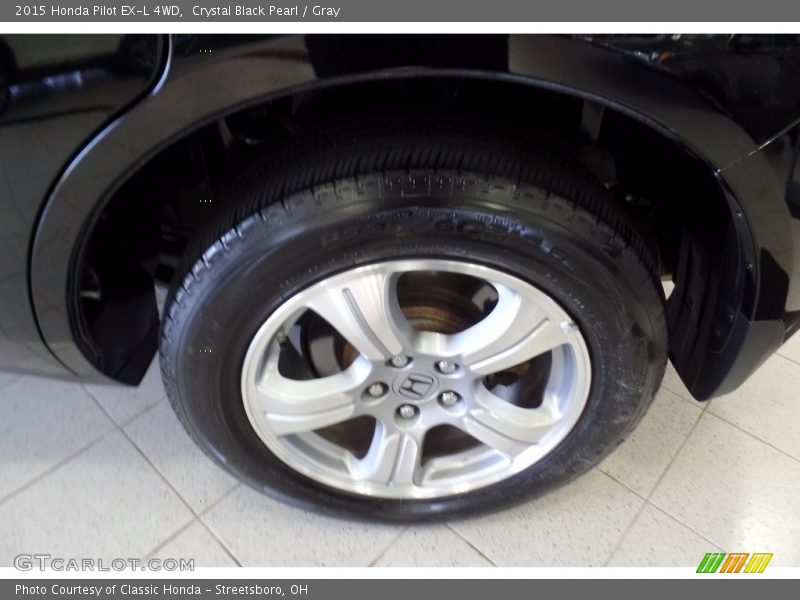 Crystal Black Pearl / Gray 2015 Honda Pilot EX-L 4WD