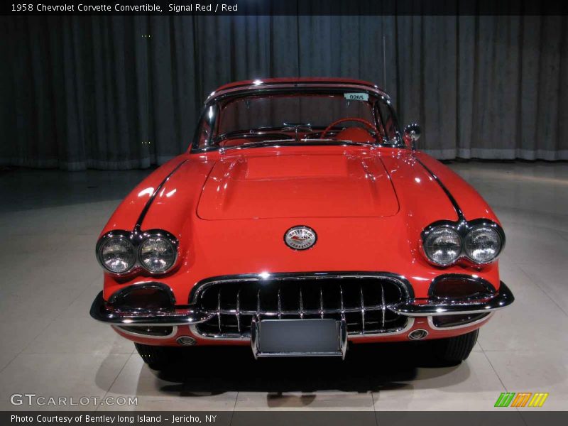 Signal Red / Red 1958 Chevrolet Corvette Convertible