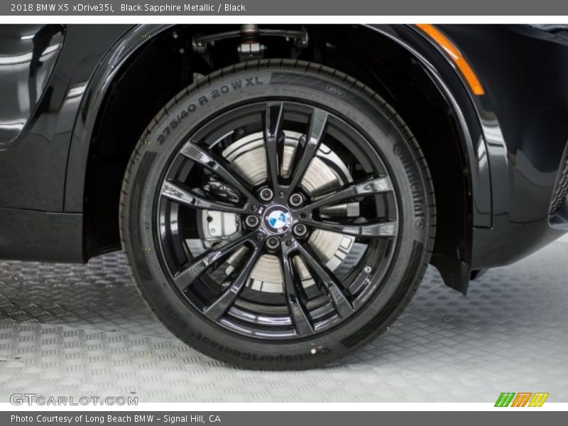 Black Sapphire Metallic / Black 2018 BMW X5 xDrive35i