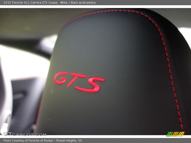White / Black w/Alcantara 2015 Porsche 911 Carrera GTS Coupe