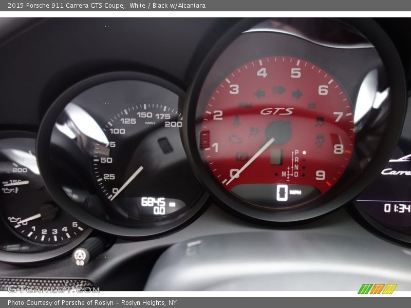 White / Black w/Alcantara 2015 Porsche 911 Carrera GTS Coupe