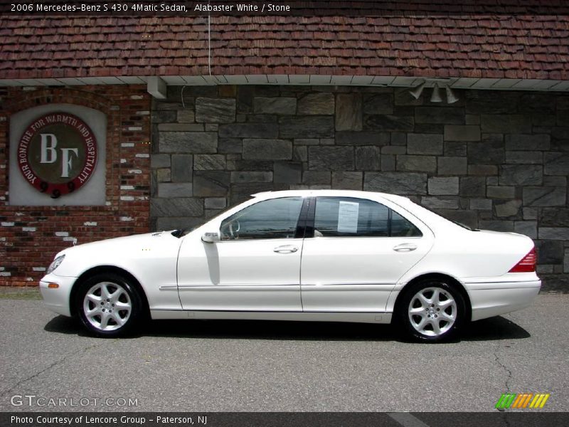 Alabaster White / Stone 2006 Mercedes-Benz S 430 4Matic Sedan