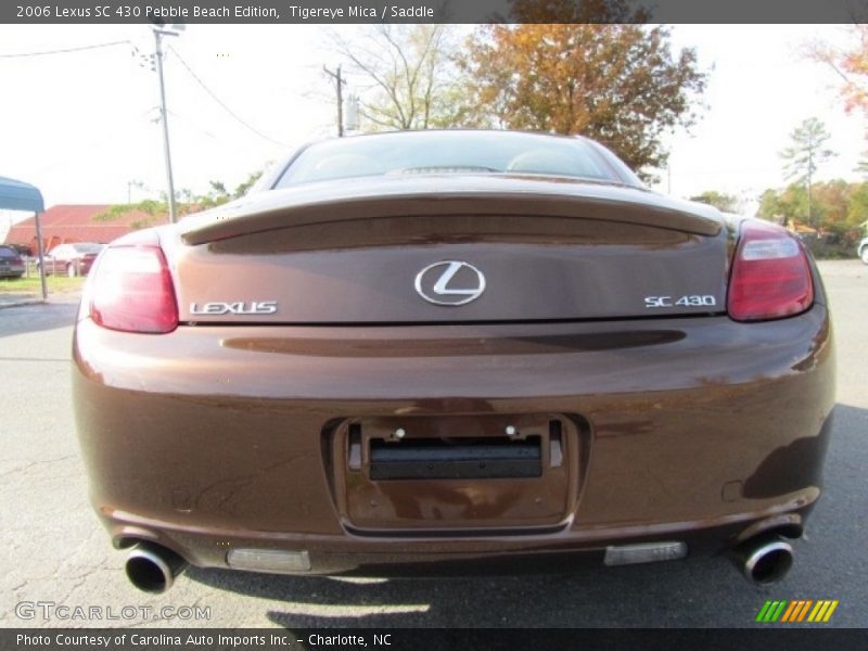 Tigereye Mica / Saddle 2006 Lexus SC 430 Pebble Beach Edition