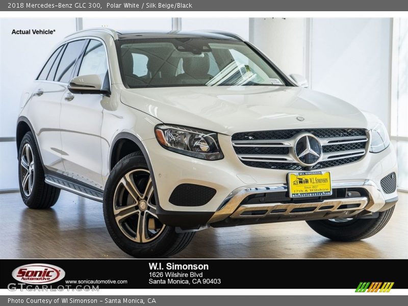 Polar White / Silk Beige/Black 2018 Mercedes-Benz GLC 300