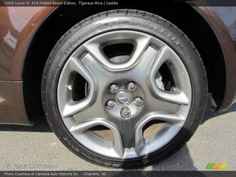 Tigereye Mica / Saddle 2006 Lexus SC 430 Pebble Beach Edition