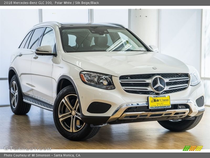 Polar White / Silk Beige/Black 2018 Mercedes-Benz GLC 300
