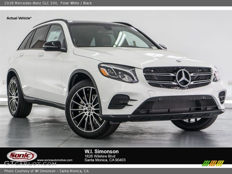 Polar White / Black 2018 Mercedes-Benz GLC 300