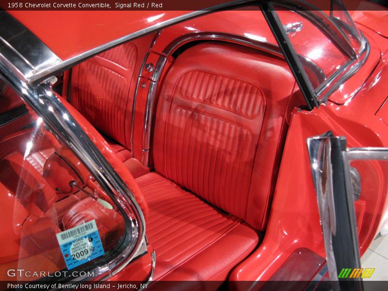 Signal Red / Red 1958 Chevrolet Corvette Convertible