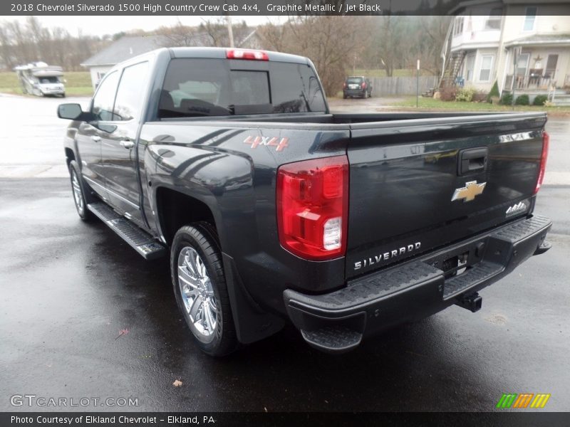 Graphite Metallic / Jet Black 2018 Chevrolet Silverado 1500 High Country Crew Cab 4x4