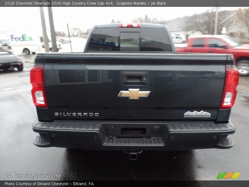 Graphite Metallic / Jet Black 2018 Chevrolet Silverado 1500 High Country Crew Cab 4x4