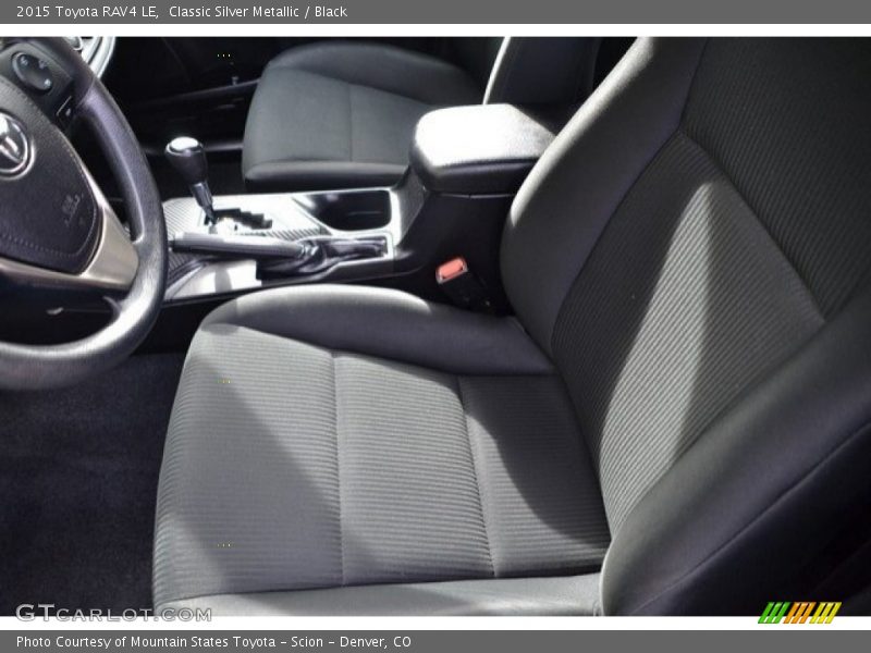 Classic Silver Metallic / Black 2015 Toyota RAV4 LE