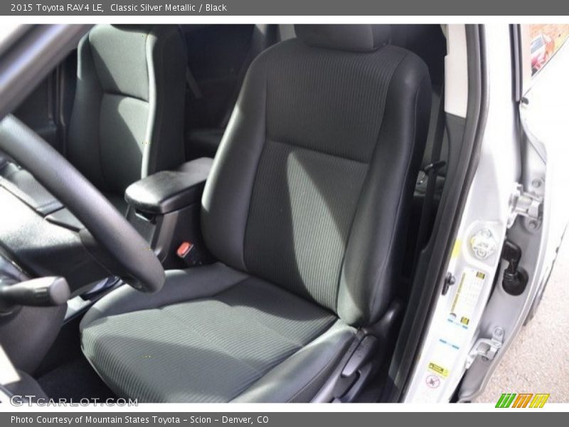Classic Silver Metallic / Black 2015 Toyota RAV4 LE