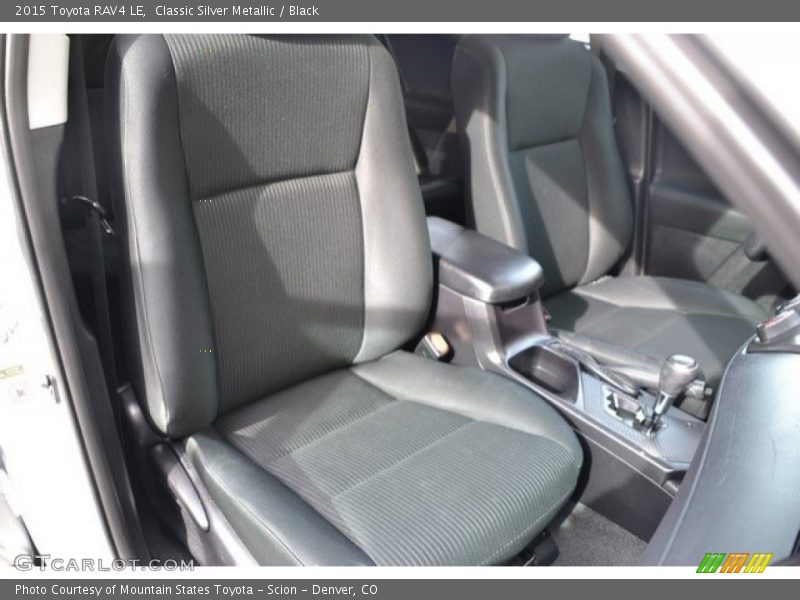 Classic Silver Metallic / Black 2015 Toyota RAV4 LE
