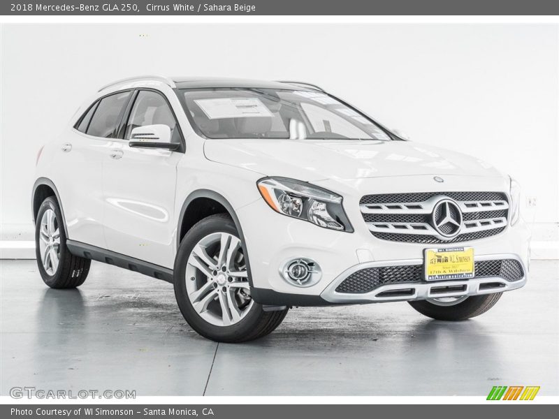 Cirrus White / Sahara Beige 2018 Mercedes-Benz GLA 250