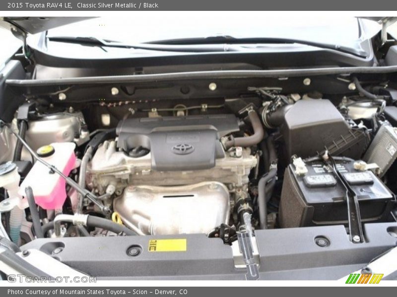 Classic Silver Metallic / Black 2015 Toyota RAV4 LE