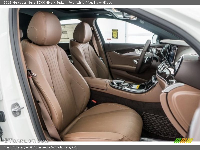  2018 E 300 4Matic Sedan Nut Brown/Black Interior