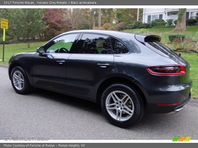 Volcano Grey Metallic / Black w/Alcantara 2017 Porsche Macan