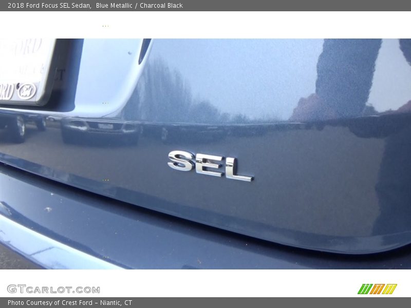 Blue Metallic / Charcoal Black 2018 Ford Focus SEL Sedan